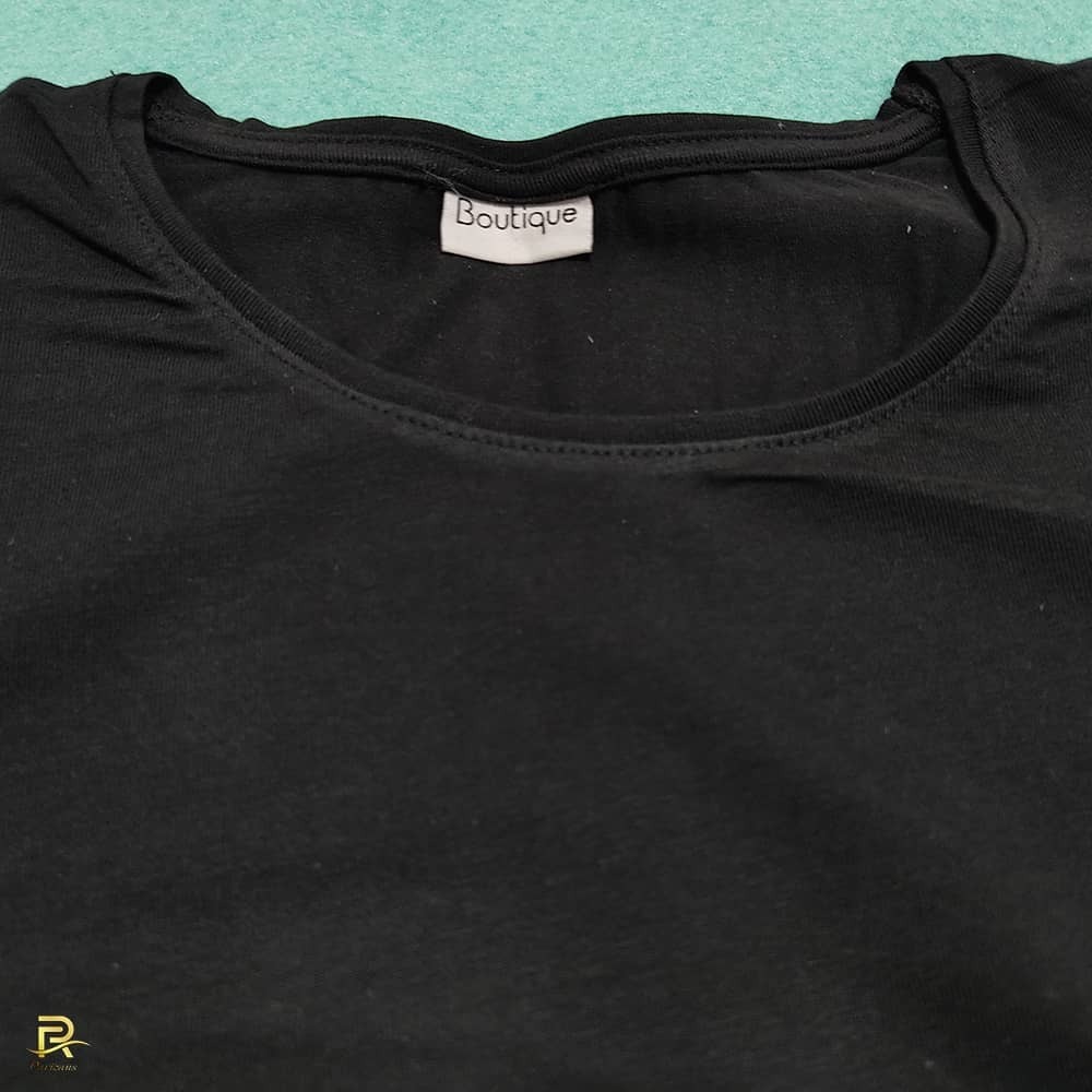  خرید بهترین پیراهن نخی بلند بارداری زنانه بوتیک مدل C1592 با رنگ مشکی و جنس نخی نرم و لطیف 
