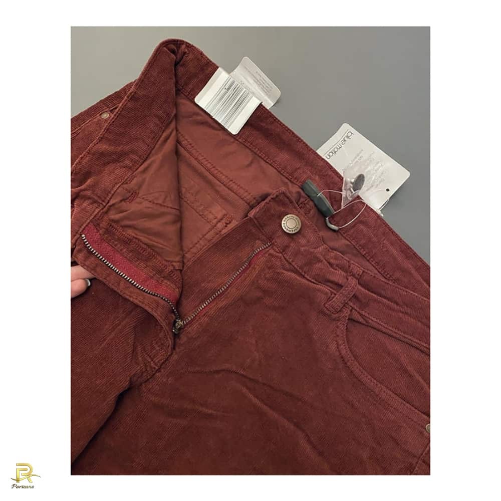  نمای نزدیک شلوار جین زنانه بلو موشن مدل C1425 با رنگ قرمز و سایز 44 با قیمت 410000 تومان 
